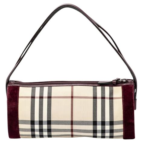 bauletto burberry rosso beije